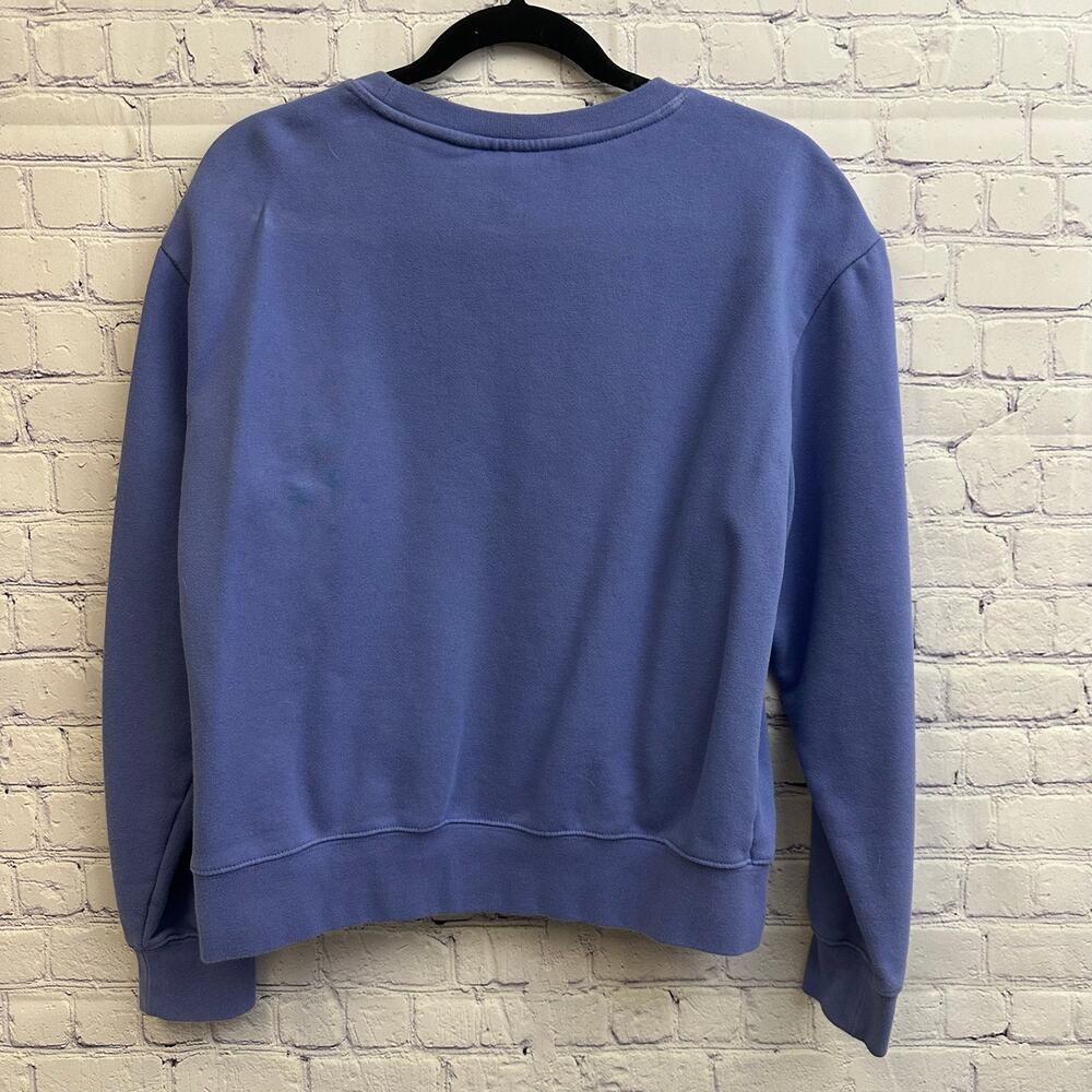 Champion Authentic Athletic Wear Solid Purple Crewneck Sweater Small Casual - Picture 4 of 6